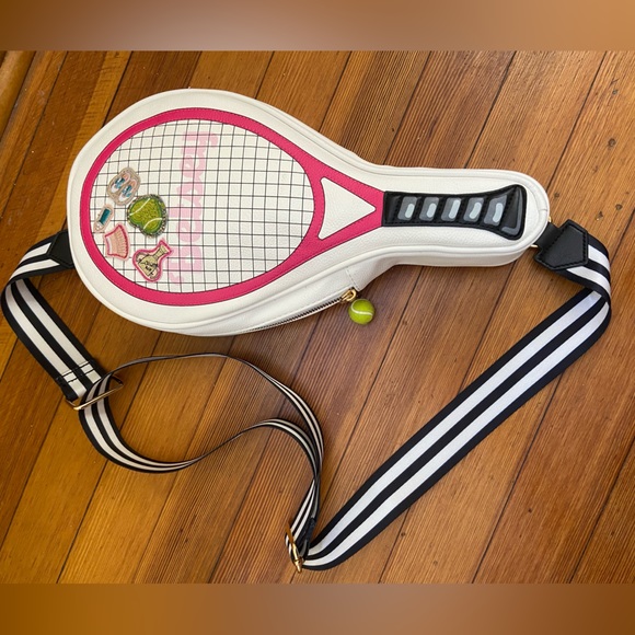 Betsey Johnson Handbags - NWOT Betsey Johnson tennis racket crossbody bag